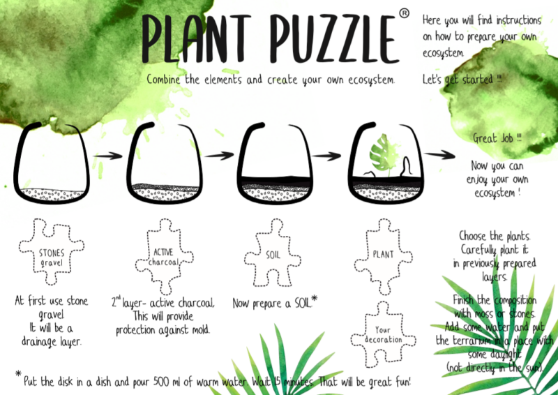 Plant Puzzel ® Discover the World Ecosysteem met verlichting