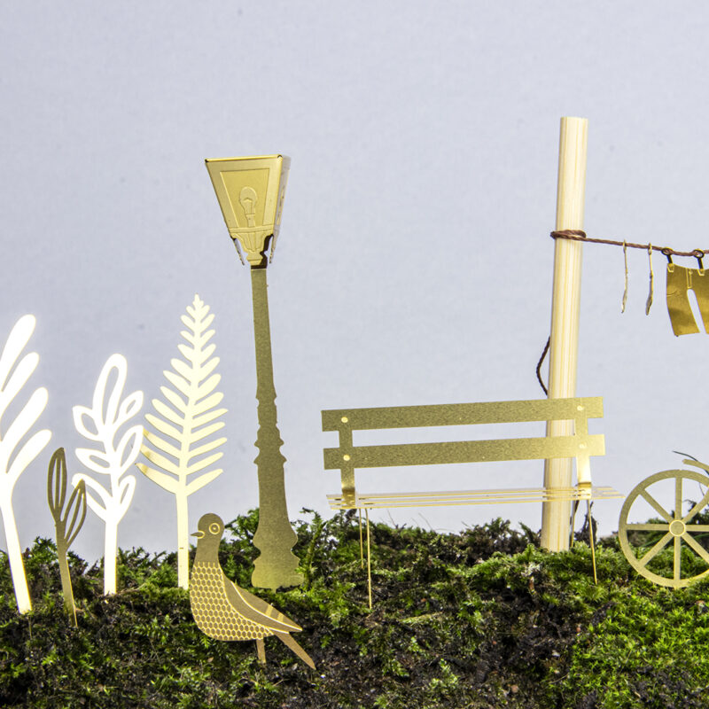 Tiny Bike Adventure - miniatuur fietsavontuur voor je plant